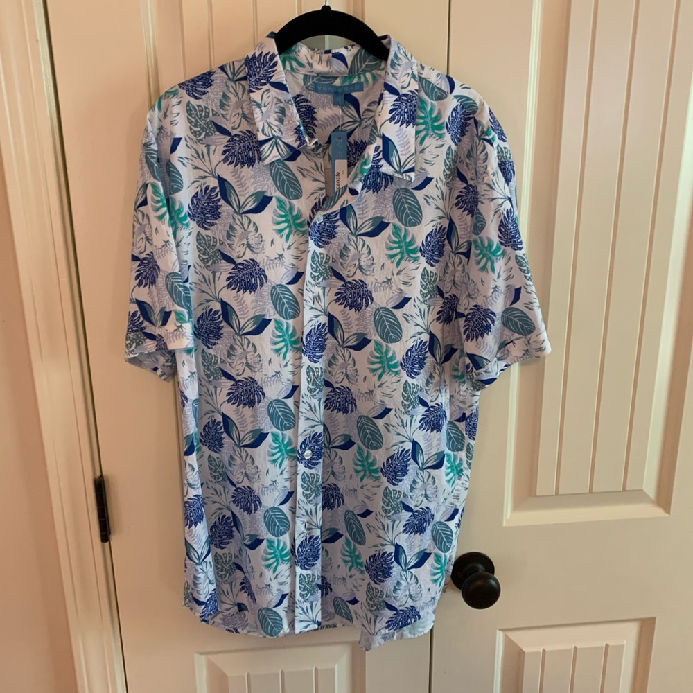 Men’s Hip Short Sleeve Shirt 🌴 XL NEW